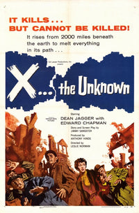 X the Unknown Movie Poster Print showcasing dramatic visuals.