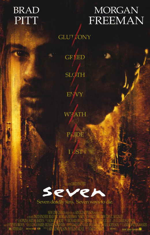 Seven Movie Poster Print - 11x17 Wall Art Decor