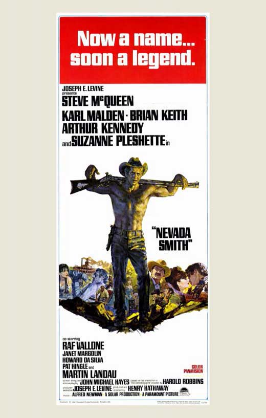 Nevada Smith Movie Poster Print featuring iconic imagery