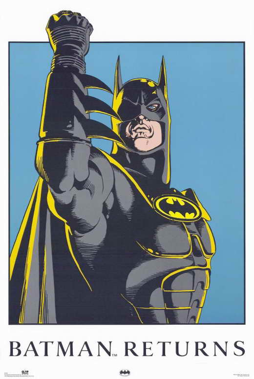 Batman Returns Movie Poster Print showcasing the iconic film.