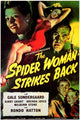 The Spider Woman Strikes Back Movie Poster Print featuring dramatic artwork.