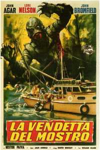 Revenge of the Creature Movie Poster Print showcasing classic cinema art.