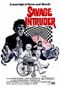 Savage Intruder Movie Poster Print showcasing dramatic film art.