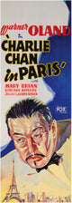 Charlie Chan in Paris Movie Poster Print featuring classic film art.