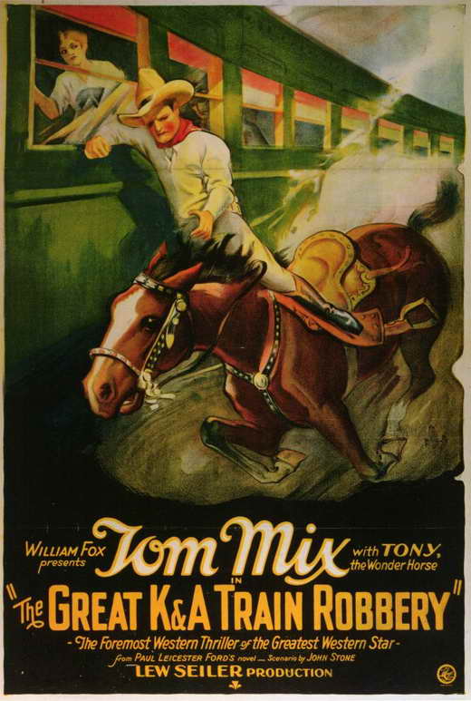 Great K & A Train Robbery Movie Poster Print