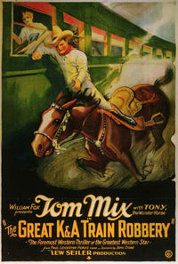 Great K & A Train Robbery Movie Poster Print