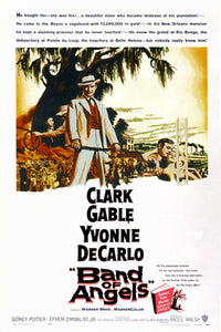 Band of Angels Movie Poster Print showcasing cinematic artwork