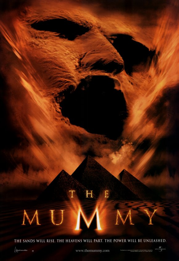 The Mummy Movie Poster Print featuring classic horror art.