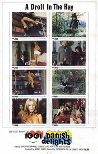 1001 Danish Delights Movie Poster Print featuring vibrant colors and unique imagery.