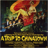 A Trip to Chinatown Movie Poster Print showcasing vibrant visuals.