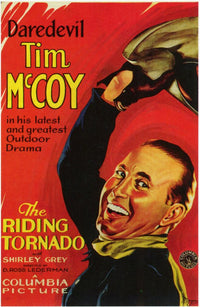 The Riding Tornado Movie Poster Print showcasing thrilling cinematic art.