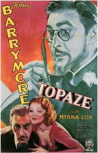 Topaze Movie Poster Print showcasing vibrant colors and film details.