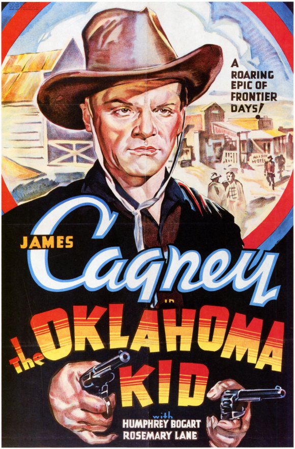 Oklahoma Kid Movie Poster Print showcasing classic western cinema art.
