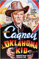 Oklahoma Kid Movie Poster Print showcasing classic western cinema art.