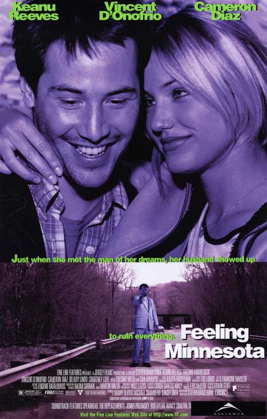 Feeling Minnesota Movie Poster Print showcasing vibrant film artwork.
