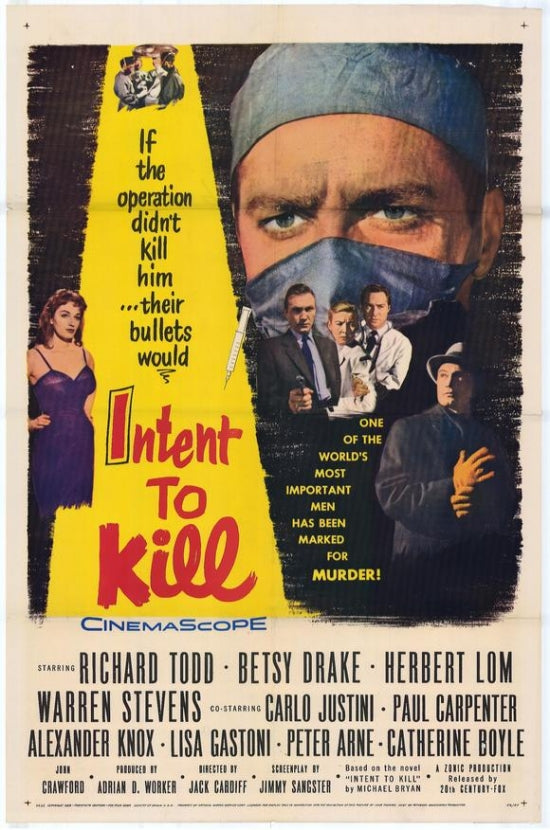 Intent To Kill Movie Poster Print showcasing cinematic art.