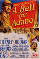 A Bell for Adano Movie Poster Print showcasing classic cinema art.
