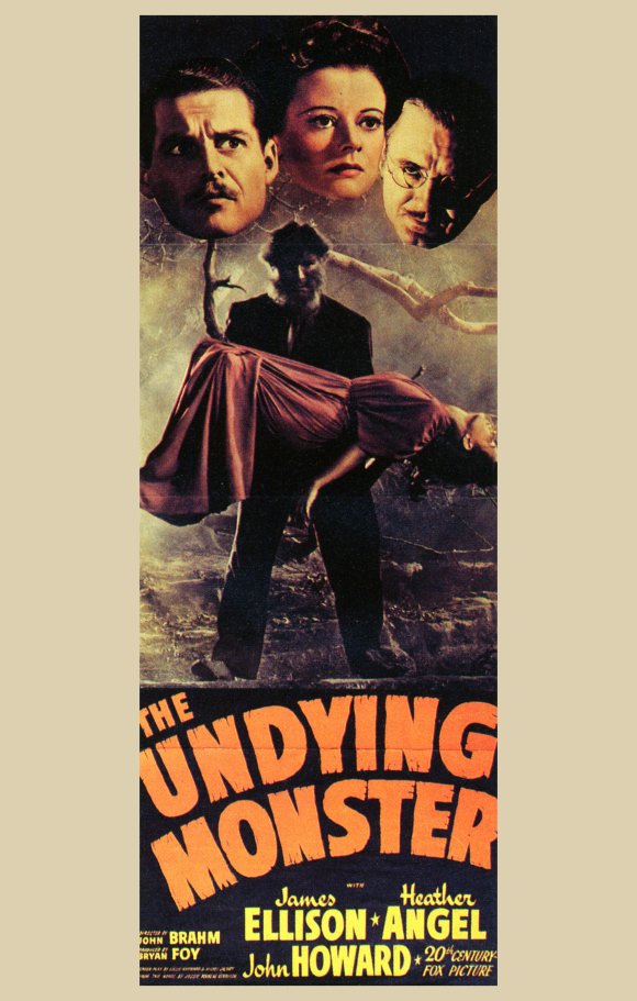 The Undying Monster Movie Poster Print - Classic Horror Art