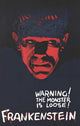 Frankenstein Movie Poster Print featuring classic horror artwork.