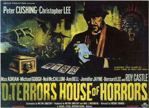 Dr. Terror's House of Horrors Movie Poster Print featuring classic horror imagery.
