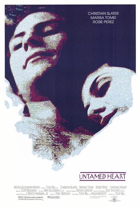 Untamed Heart Movie Poster Print showcasing romantic film imagery.