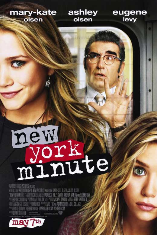 New York Minute Movie Poster Print showcasing vibrant cityscapes.