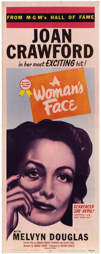 A Woman's Face Movie Poster Print showcasing cinematic art.