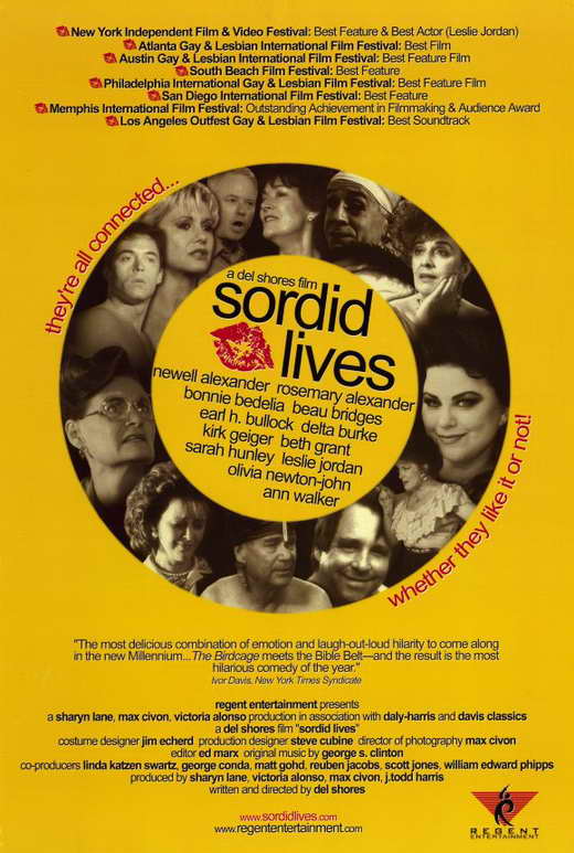 Sordid Lives Movie Poster Print featuring vibrant artwork.