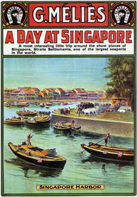 A Day at Singapore Movie Poster Print, vibrant and colorful design.