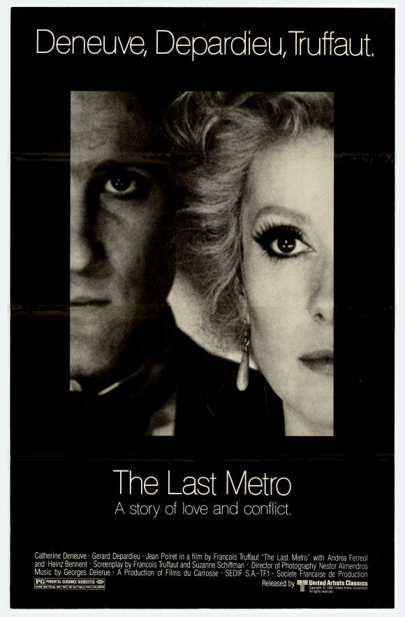 The Last Metro Movie Poster Print showcasing stunning cinematography.