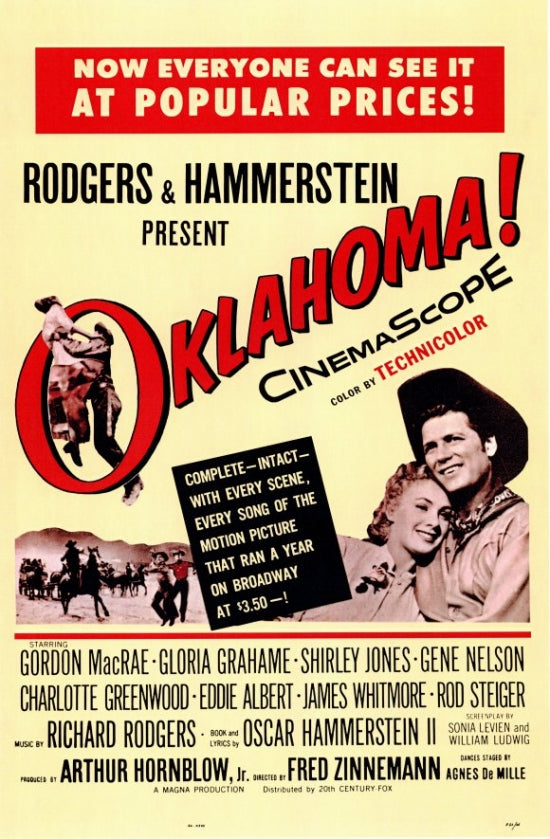 Oklahoma Movie Poster Print 11x17 for theater decor