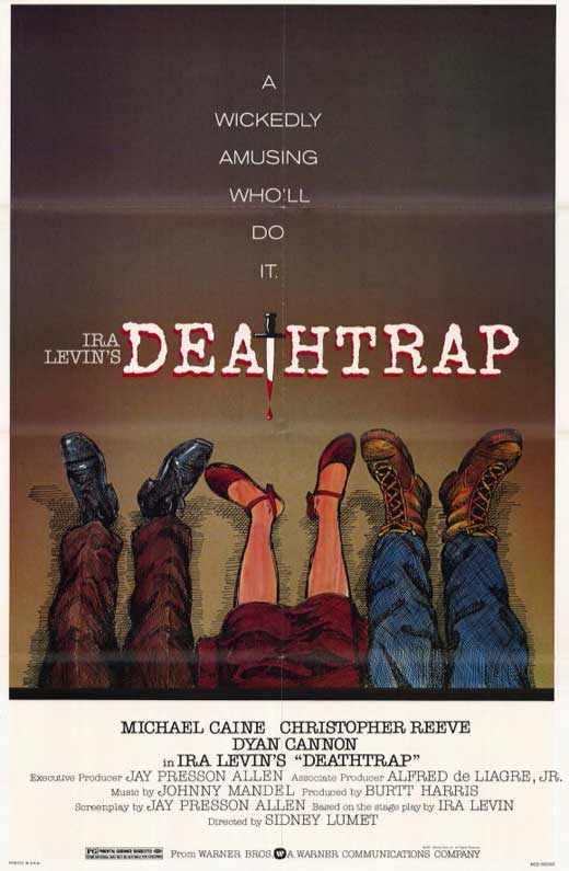 Deathtrap Movie Poster Print showcasing suspenseful cinematic art