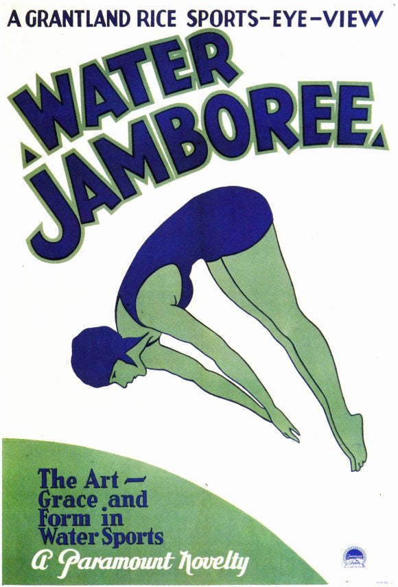 Water Jamboree Movie Poster Print showcasing vibrant colors and cinematic art.
