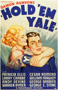 Hold 'em Yale Movie Poster Print featuring thrilling poker theme.