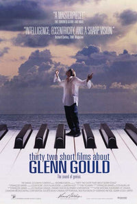 32 Short Films about Glenn Gould Movie Poster Print showcasing cinematic art.