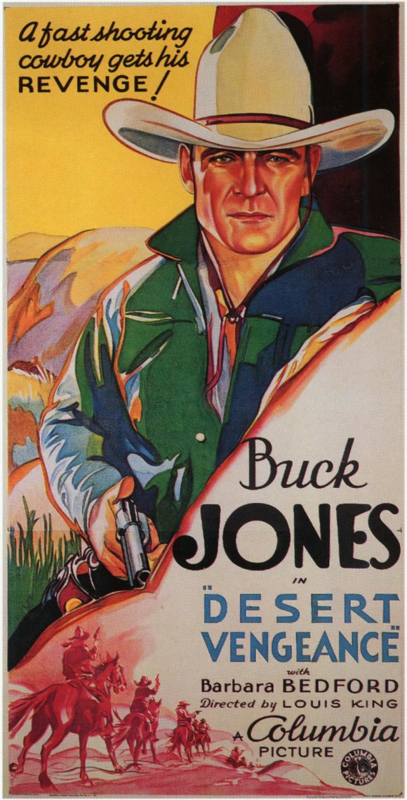 Desert Vengeance Movie Poster Print featuring dramatic artwork.