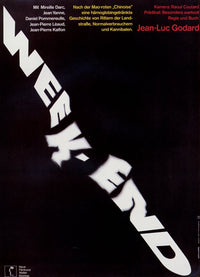 Week-end Movie Poster Print - A vibrant cinematic artwork