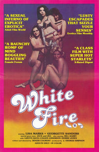 White Fire Movie Poster Print showcasing captivating visuals
