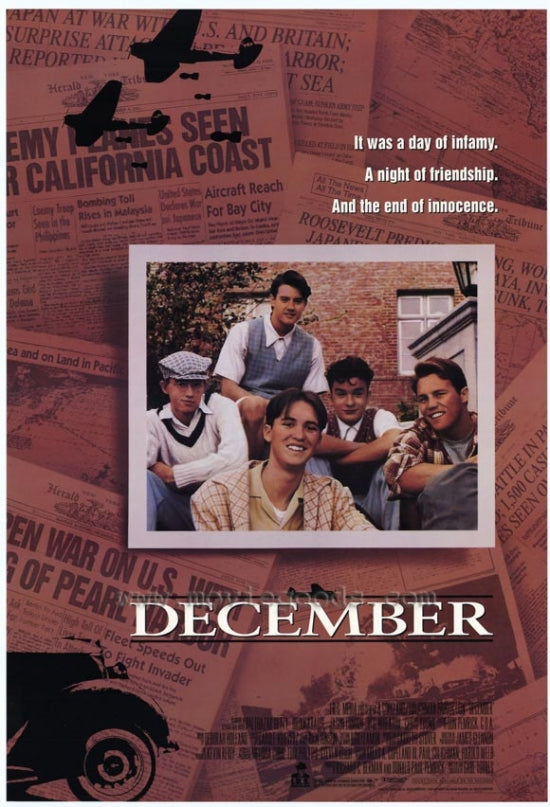 December Movie Poster Print - Winter Holiday Decor