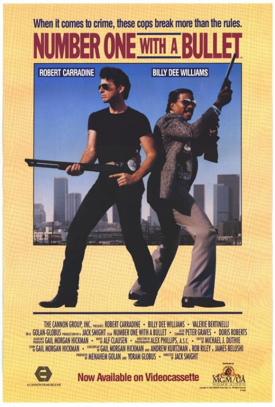 Number One with a Bullet Movie Poster Print featuring vibrant design.