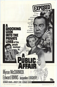A Public Affair Movie Poster Print showcasing vibrant design.