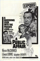 A Public Affair Movie Poster Print showcasing vibrant design.