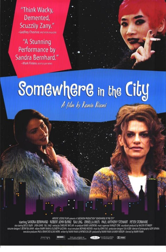 Somewhere in the City Movie Poster Print showcasing urban life.