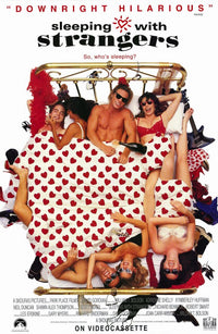 Sleeping With Strangers Movie Poster Print featuring dramatic visuals.