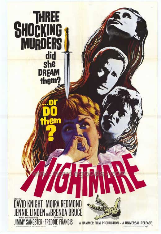 Nightmare Movie Poster Print - iconic horror film artwork