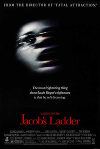 Jacob's Ladder Movie Poster Print showcasing psychological horror film art.