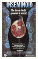 Inseminoid Movie Poster Print showcasing eerie sci-fi artwork.