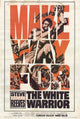 The White Warrior Movie Poster Print featuring cinematic art