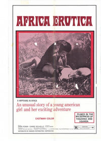 Africa Erotica Movie Poster Print featuring bold and vibrant imagery.