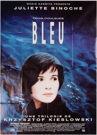 Trois Couleurs: Bleu Movie Poster Print showcasing cinematic art.